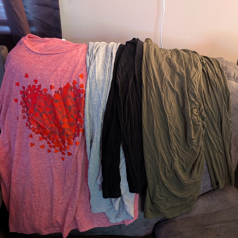 Long Sleeve Maternity Tops Bundle